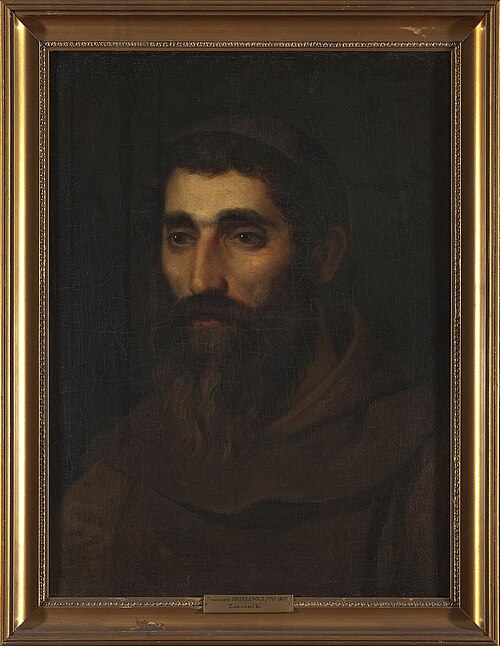 Portrait of a monk, 1797, Franciszek Smuglewicz