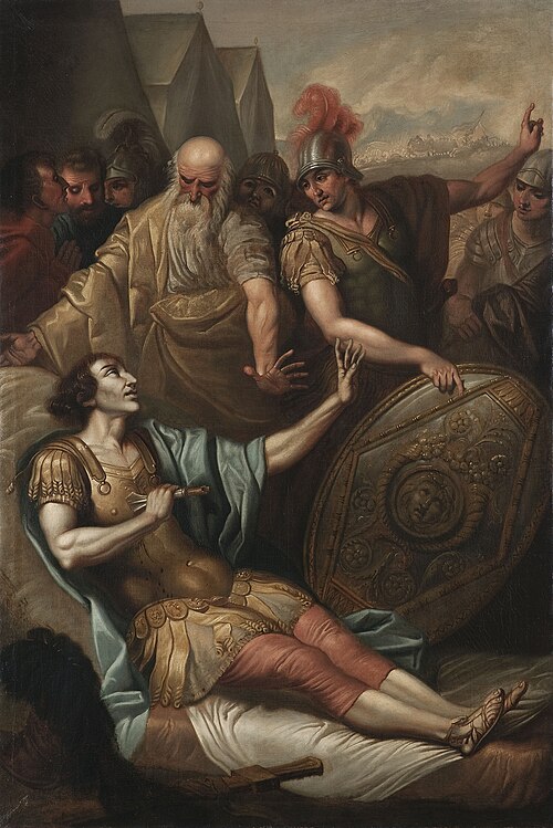 Death of Epaminondas, 1797, Franciszek Smuglewicz