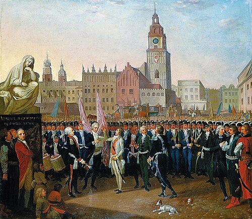 Tadeusz Kościuszko prétant serment, le 24 mars 1794., 1797, Franciszek Smuglewicz