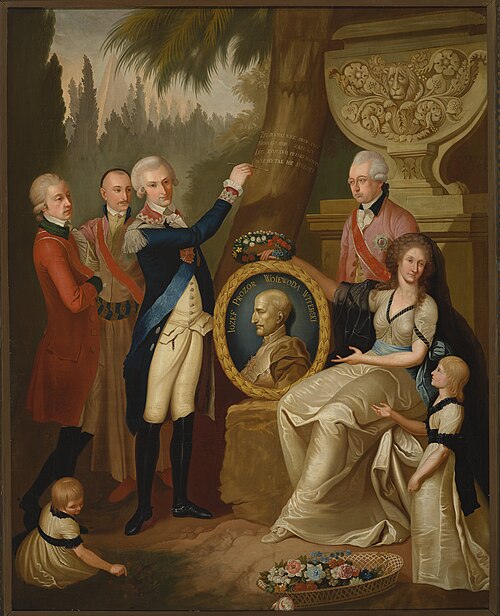 Portrait de la famille Prozor., 1789, Franciszek Smuglewicz