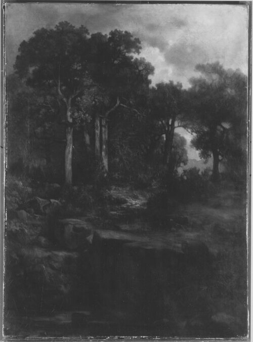 Waldlandschaft, , Anton Teichlein