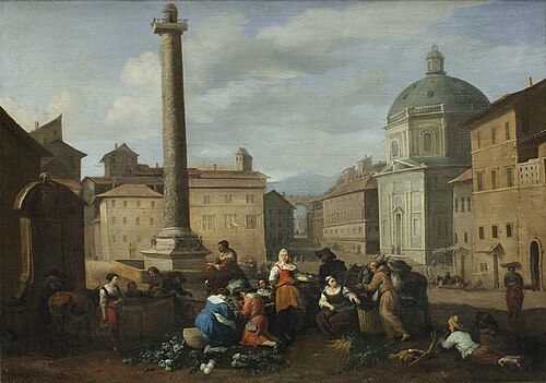 The Veggie Market, 1658, Hendrick Mommers