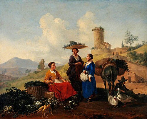 Women at a Market, , Hendrick Mommers