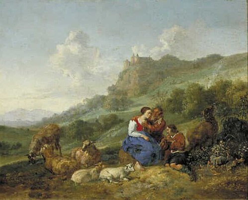 Mountainous Landscape, 1665, Hendrick Mommers