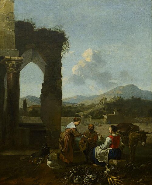 Landscape with Peasants, , Hendrick Mommers