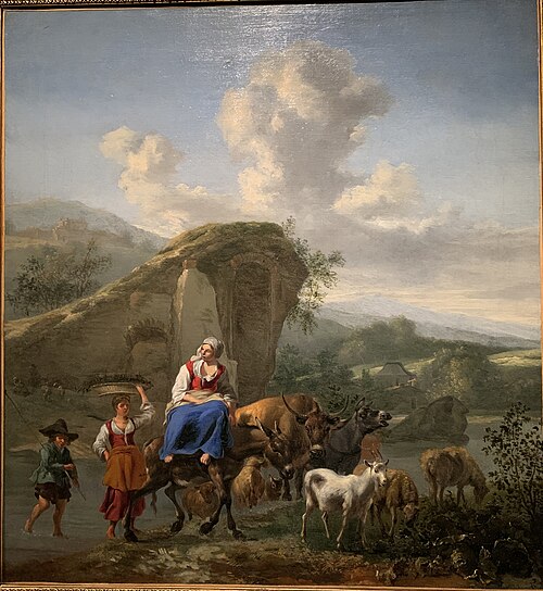Shepherds at a Ford, 1645, Hendrick Mommers