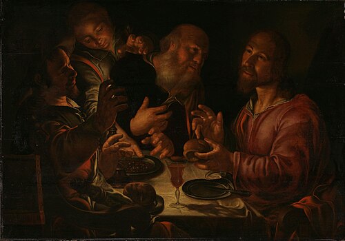 Kristus i Emmaus, 1620, Peter Wtewael