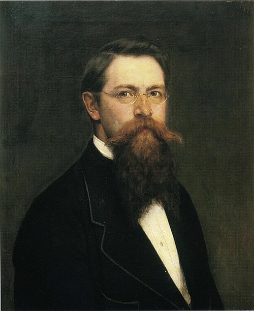 Selbstporträt, 1878, Arvid Liljelund