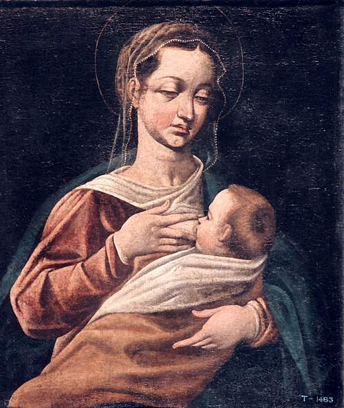 Virgen de la leche, 1700, Juan de Peñalosa y Sandoval