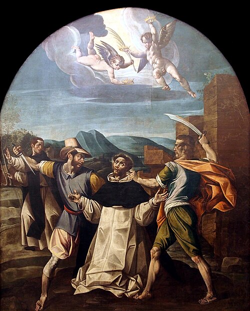 Martyrdom of Peter of Verona, 1610, Juan de Peñalosa y Sandoval