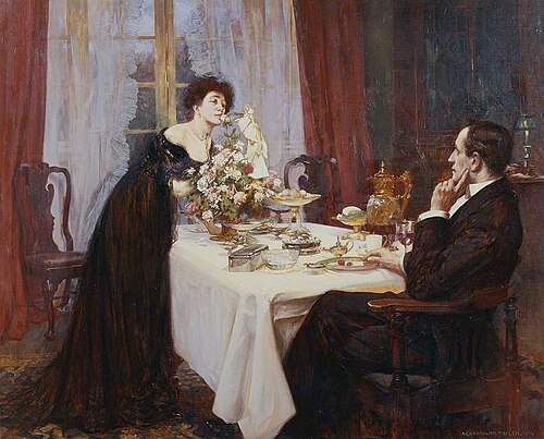 The Anniversary, 1909, Albert Chevallier Tayler