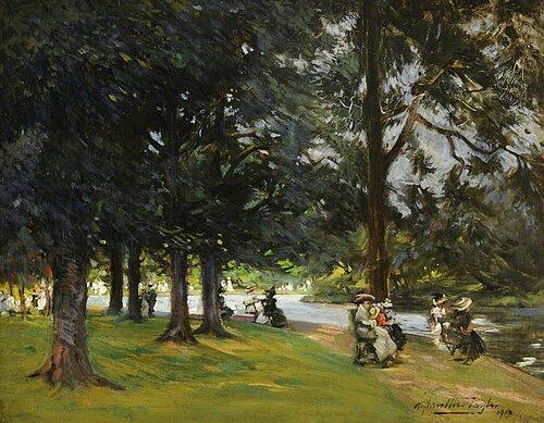 The Upper Thames, 1913, Albert Chevallier Tayler