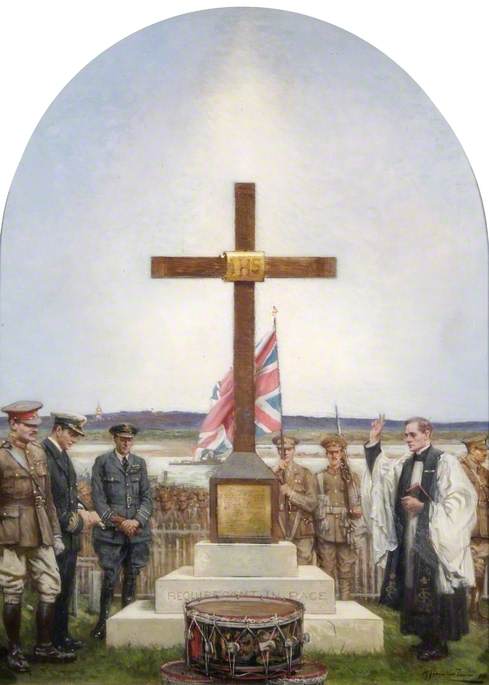The Dwina Relief Force Memorial (centre), 1921, Albert Chevallier Tayler