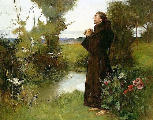 St Francis, 1898, Albert Chevallier Tayler
