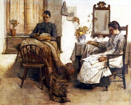 Quiet Moments, 1889, Albert Chevallier Tayler