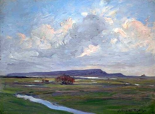 West Cornwall Landscape, , Albert Chevallier Tayler
