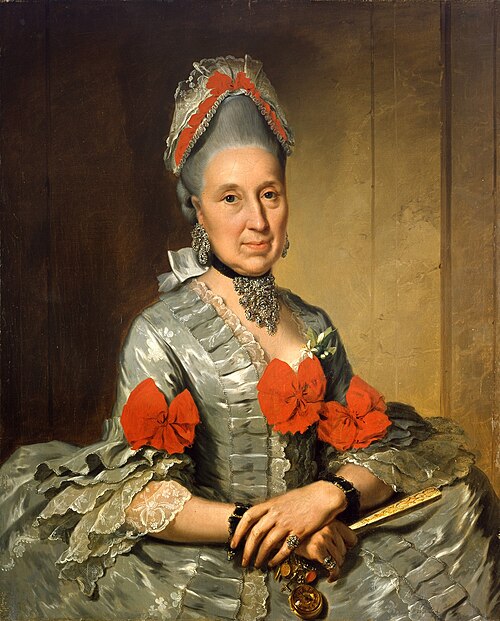 Bildnis der Frau Anna Maria Sondershausen von Gläsernthal, 1780, Anton Wilhelm Tischbein