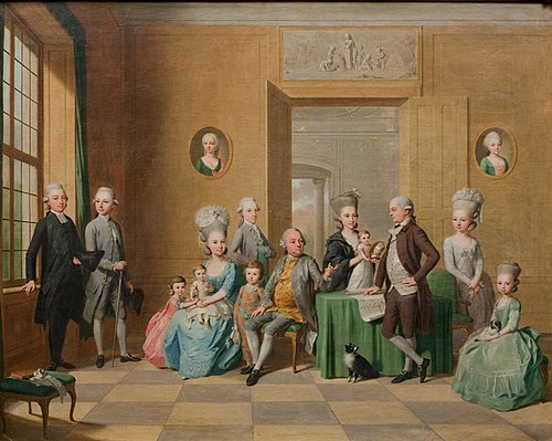 La Famille Souchay, 1779, Anton Wilhelm Tischbein