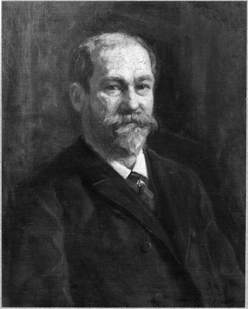 Portrait of Romanus Lindgren, 1836-1908, , Emil Lindgren