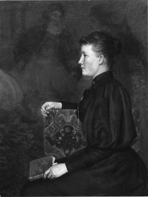 Portrait of Matilda Josefina Broman, 1857-1939, 1896, Emil Lindgren