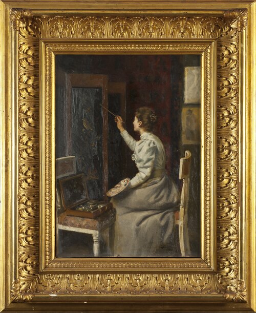 In the Studio, 1894, Emil Lindgren