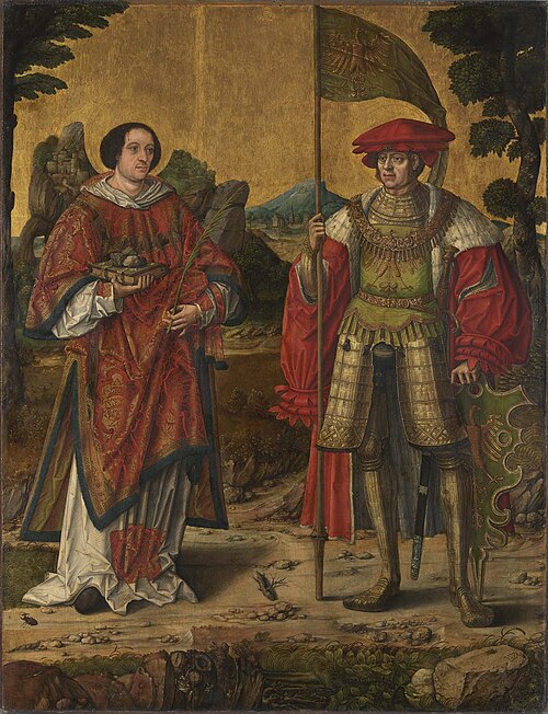 Saints Stephen and Maurice, 1520, Anton Woensam