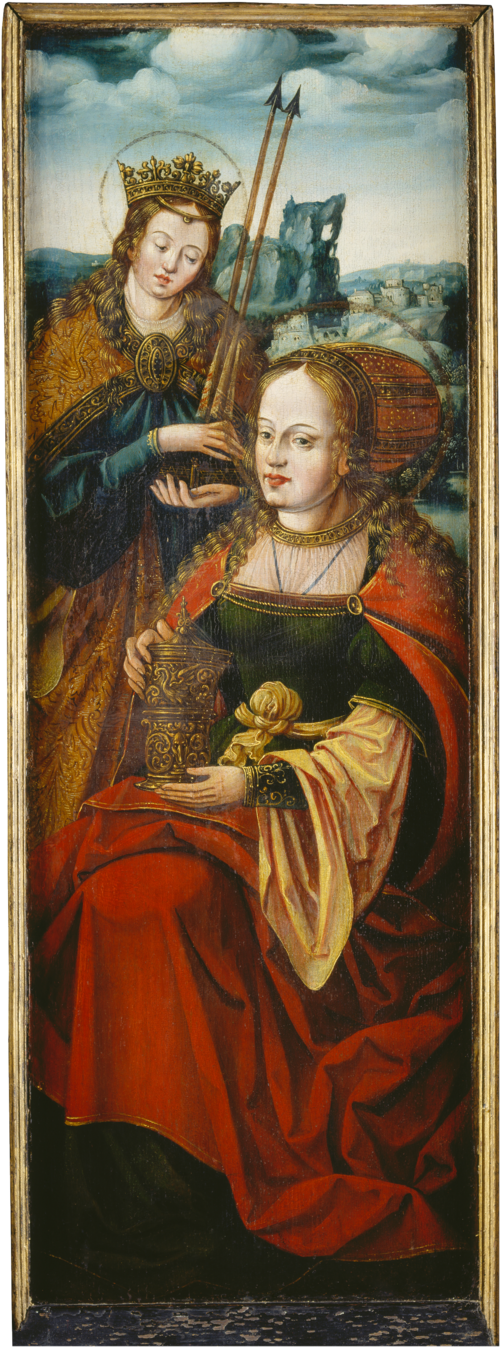 The Sts. Magdalen and Ursula right wing of an altarpiece, 1547, Anton Woensam