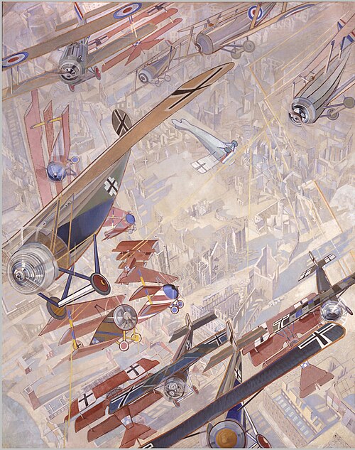 Air Fight, 1918, John Armstrong Turnbull