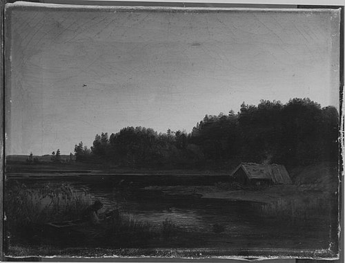 Abend am Weiher, , Anton Zwengauer