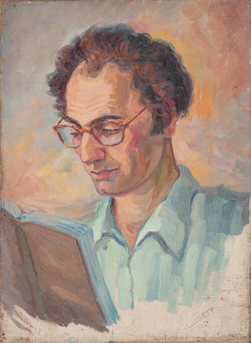 Portrait of Jalil Ziapour, 1955, Habib Mohammadi
