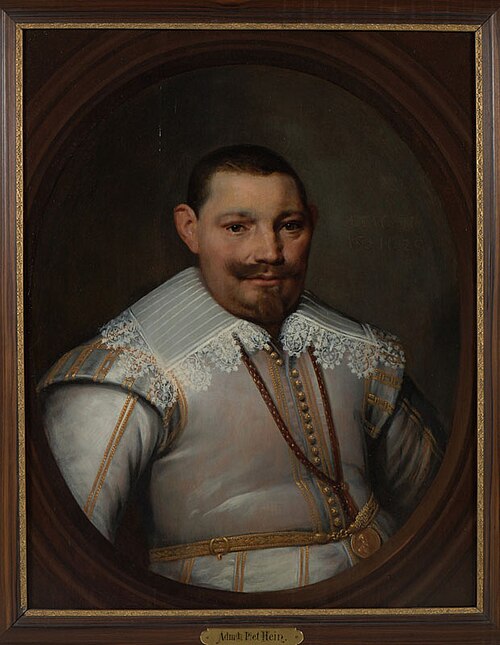 Portrait of Pieter Pietersz. Hein (1578-1629), 1629, Paulus Moreelse