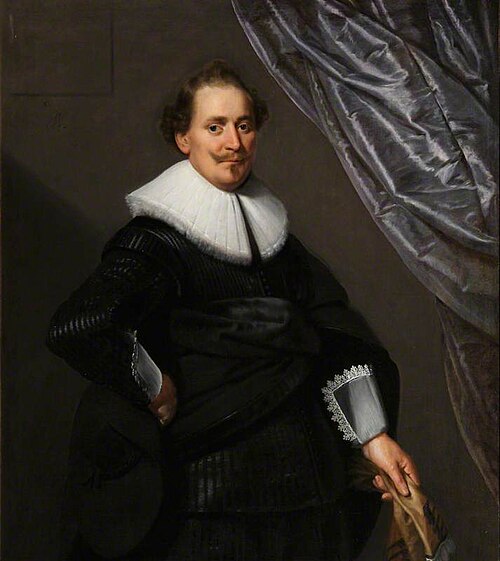 Portrait of an Unknown Gentleman, Aged 34, 1632, Paulus Moreelse