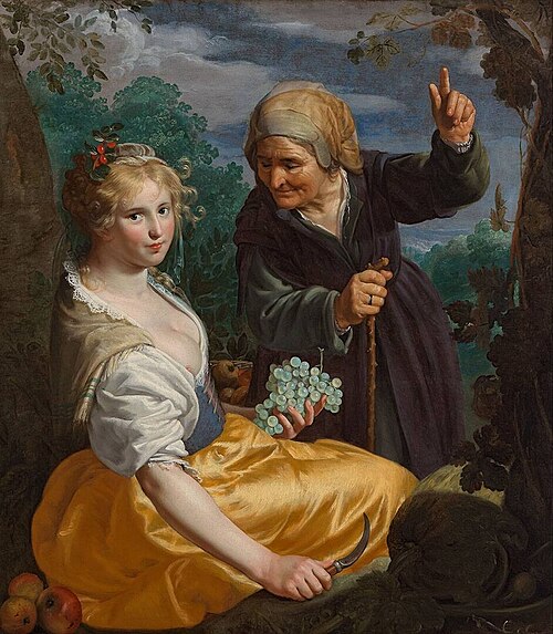 Vertumnus and Pomona, 1630, Paulus Moreelse
