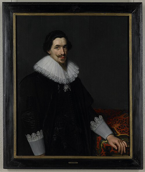 Portrait of Lucas van Voorst (1590-1669), 1628, Paulus Moreelse