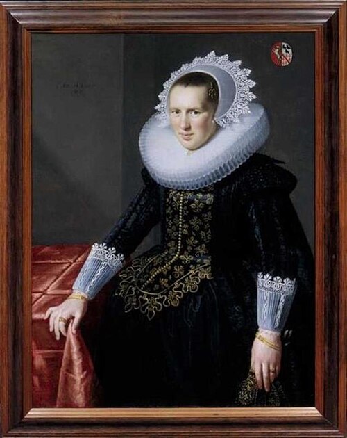 Portrait of Anna Ram-Strick (1591-1637), 1625, Paulus Moreelse