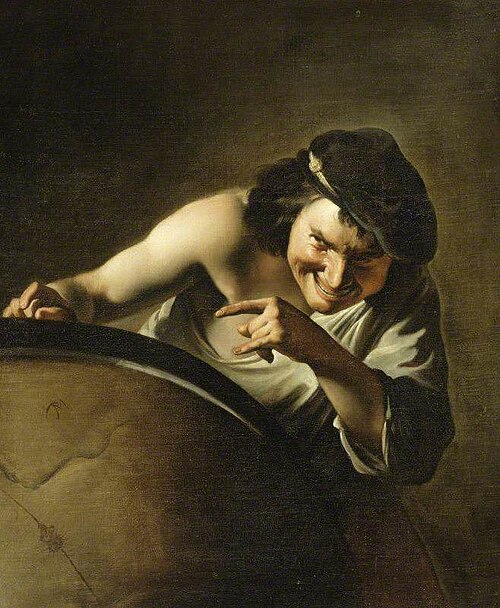 Democritus (c.460-370 BC): the 'Laughing Philosopher', 1619, Paulus Moreelse