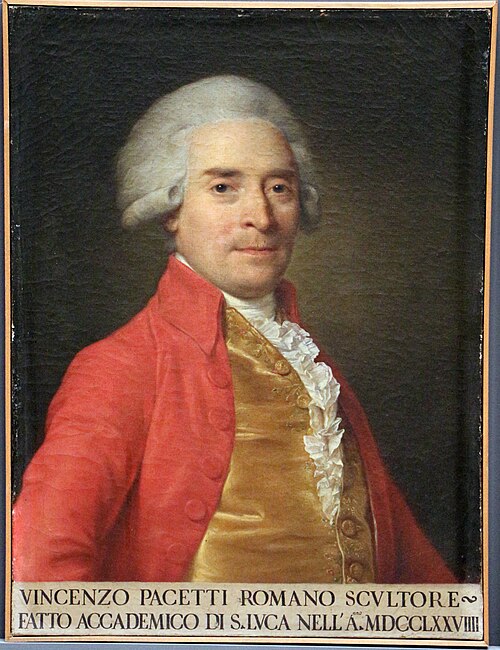 Ritratto di Vincenzo Pacetti, , Anton von Maron