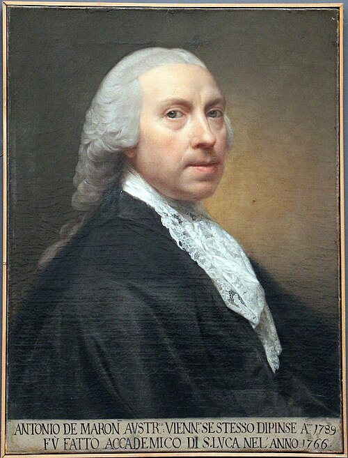 autoritratto, 1789, Anton von Maron