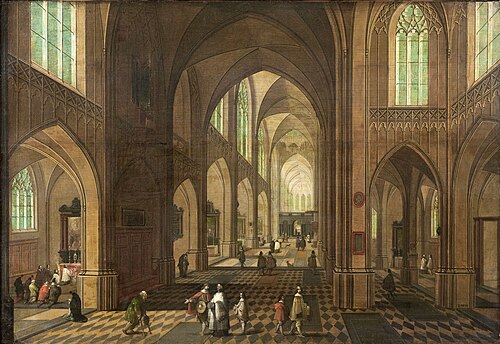 Intérieur d'église, 1661, Pieter Neefs l'Ancien