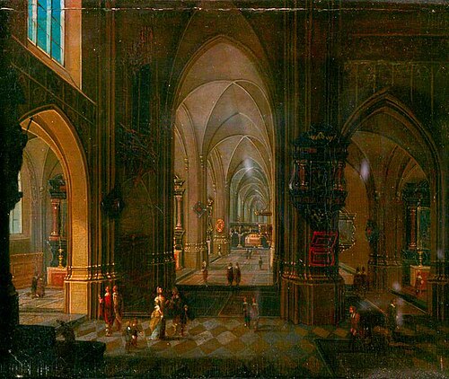 Interior of a Church, , Pieter Neefs l'Ancien