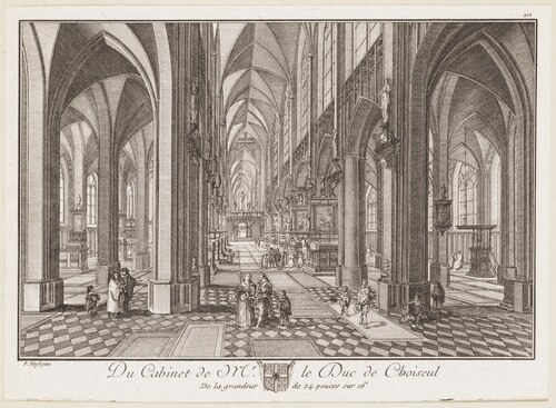View of the interior of Antwerp Cathedral, , Pieter Neefs l'Ancien
