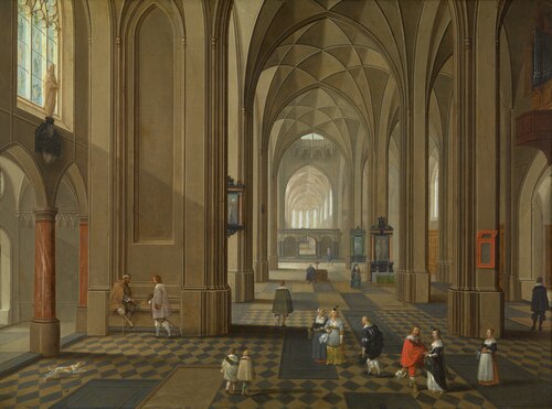 Interior of a Church, 1650, Pieter Neefs l'Ancien