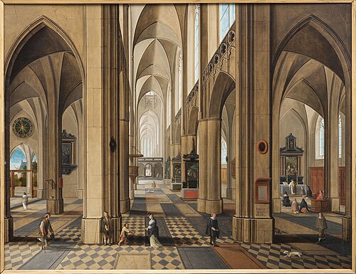 interior of a church, 1644, Pieter Neefs l'Ancien
