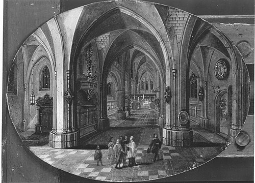 Inneres einer gotischen Kirche, 1657, Pieter Neefs l'Ancien
