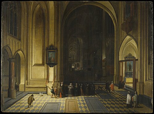 Interior of a Cathedral, 1655, Pieter Neefs l'Ancien