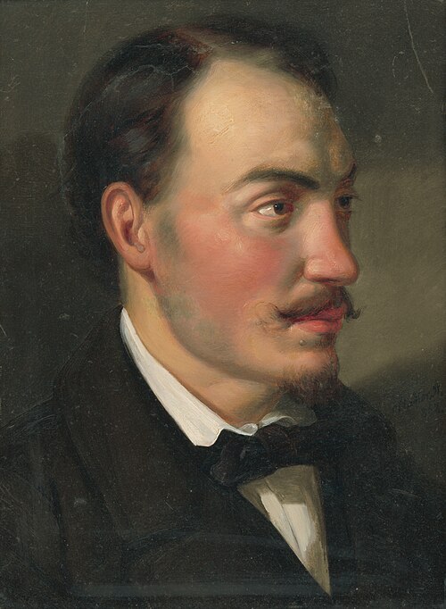 Podobizeň muža, 1858, Toni von Stadler