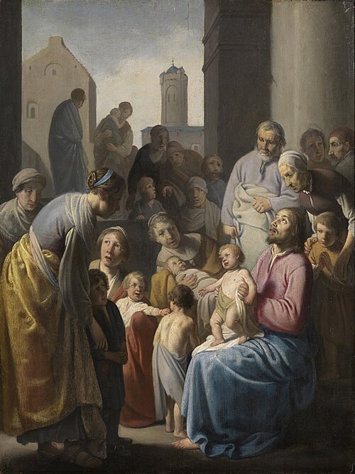 Christ blessing the children, 1634, Nicolaes Cornelisz Moeyaert