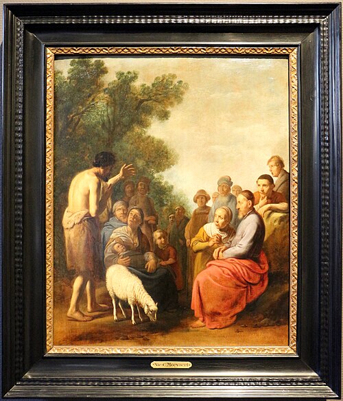 predica del battista, 1640, Nicolaes Cornelisz Moeyaert
