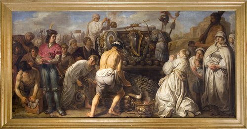 Harald Blåtands begravning, 1643, Nicolaes Cornelisz Moeyaert