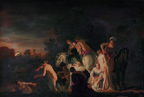 Bathing women, 1642, Nicolaes Cornelisz Moeyaert